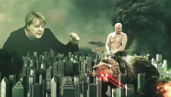 Putins uz lāzera lāča un Baltijas okupācijas slavināšana – Krievijas propagandas sensācija