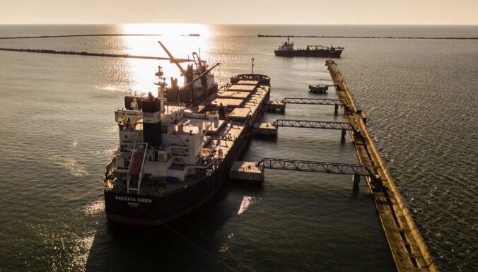 VVD konstatējis neatļautu putēšanu no 'Liepaja Bulk Terminal LTD' piestātnes