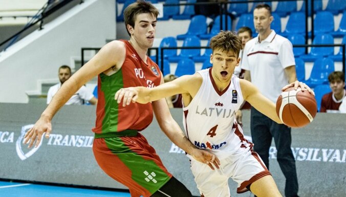 Latvijas U-18 basketbolisti piedzīvo zaudējumu arī otrajā EČ B divīzijas spēlē