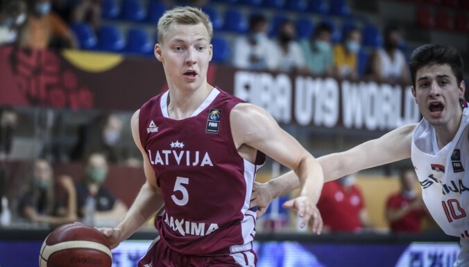 Latvijas U-20 basketbolisti ar zaudējumu sāk cīņu par atgriešanos Eiropas elitē