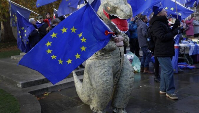 ES ministri Briselē atbalsta 'Brexit' vienošanās projektu