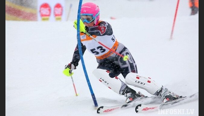 Āboltiņa Somijā izcīna 23.vietu slalomā
