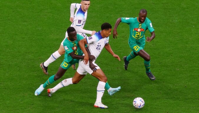 В 1/8 финала чемпионата мира по футболу Англия преподала урок Сенегалу
