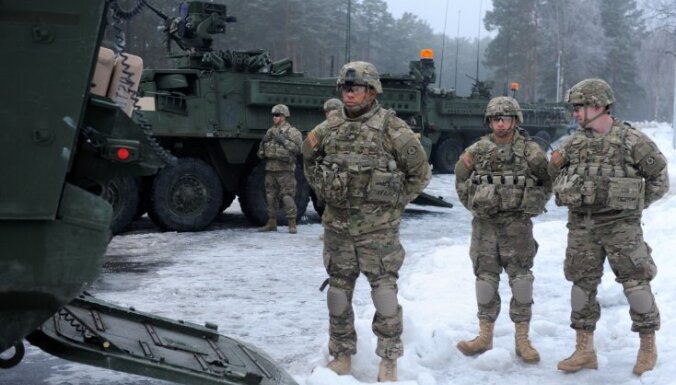 В военных учениях "Зима" в Латвии примут учения латвийские, канадские и американские военные
