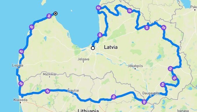 Ar elektrisko vienriteni apkārt Latvijai: kā Kristaps mēneša laikā noripoja vairāk nekā 1500 kilometrus