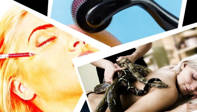 Čūsku masāža un asiņainā seja jeb Baismīgākās skaistumkopšanas procedūras