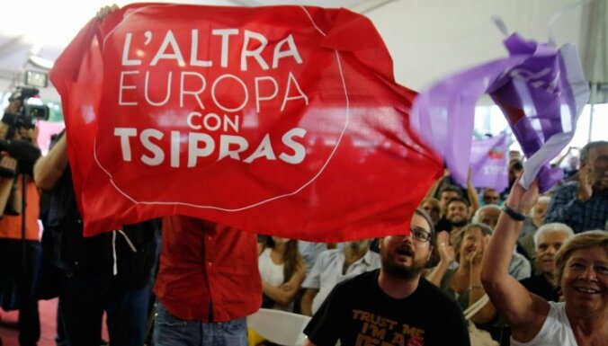 Provizoriskie rezultāti: Grieķijas vēlēšanās vadībā ''Syriza''
