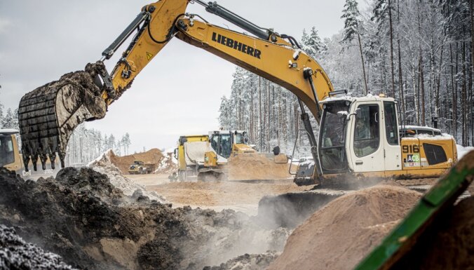 ФОТО: В Латвии началось строительство первой дороги по схеме публично-частного партнерства