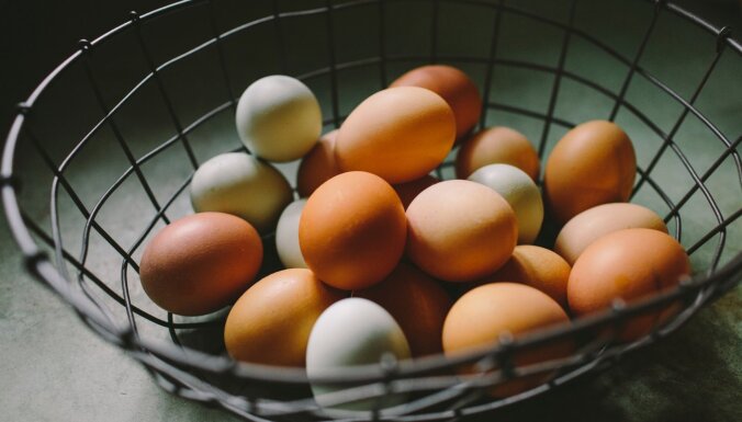Latvijā olas ēd mazāk nekā vidēji Eiropā un ASV