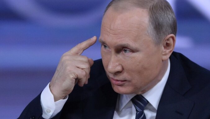 Putins par Krievijas iejaukšanos ASV prezidenta vēlēšanās: tie ir meli