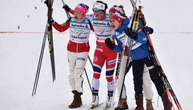 Норвежки доминируют в эстафете, у Бьорген — третье золото ЧМ-2017