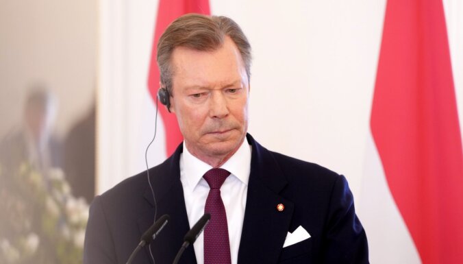 Luksemburgas lielhercogs iecelts par Atzinības krusta lielkrusta komandieri