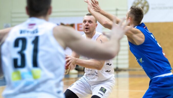 Buškevica debijā 'Jēkabpils' LBL pastarīšu duelī uzvar 'Valmiera'/ORDO basketbolistus