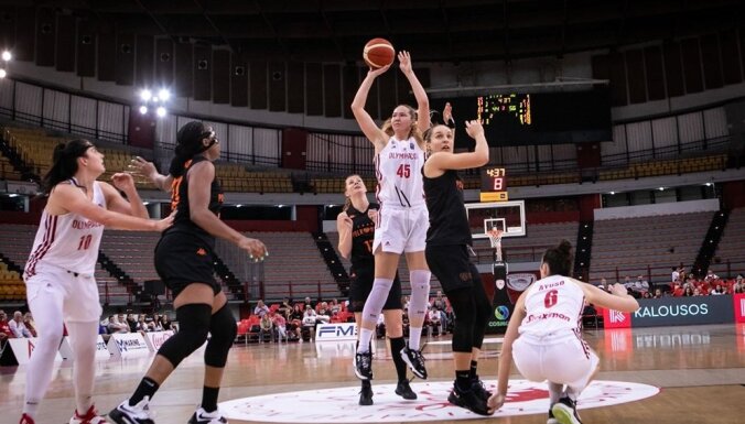 Strautmanei deviņi punkti 'Olympiakos' neveiksmē FIBA Eirolīgas mačā