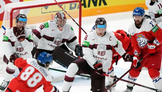 ФОТО, ВИДЕО: Шилов не пропустил от Чехии, но сборная Латвии проиграла