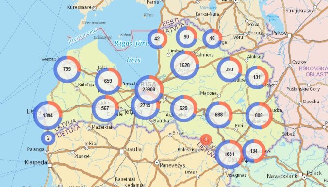 Izstradata Interaktiva Karte Celu Satiksmes Negadijumu Profilaksei