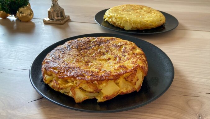 Kartupeļu omlete spāņu gaumē