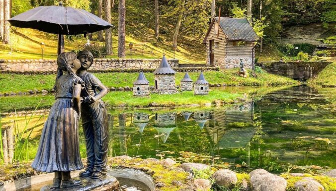 Pasaku valstība Cēsu pusē: dabas parks, kurā tek ziemā neaizsalstošs Svētavots