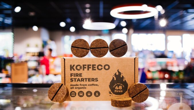 Circle K запускает продажу разработанных в Латвии эко-таблеток для розжига из кофейной гущи