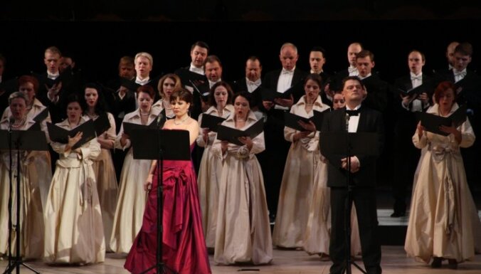 Foto: Marina Rebeka un Aleksandrs Antoņenko operas 'Norma' koncertuzvedumā