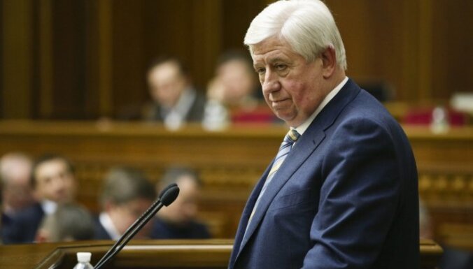 Ukrainas parlaments apstiprina ģenerālprokurora Šokina atkāpšanos