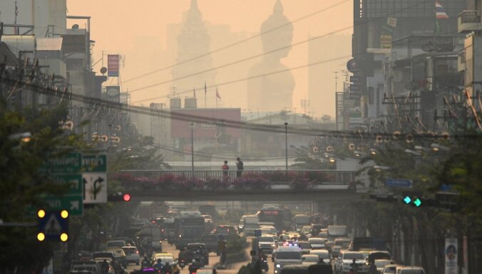Taizemē gaisa piesārņojums apdraud iedzīvotāju veselību