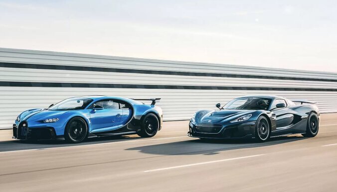 Horvātijas elektroauto ražotājs 'Rimac' iegūs 'Bugatti' kontrolējošo akciju daļu