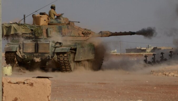 Sīrijā nogalināti turku karavīri un amerikānis; 'Daesh' publisko spridzināšanas video