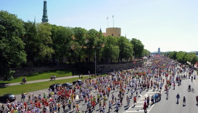 Во время Рижского марафона Nordea перекроют город
