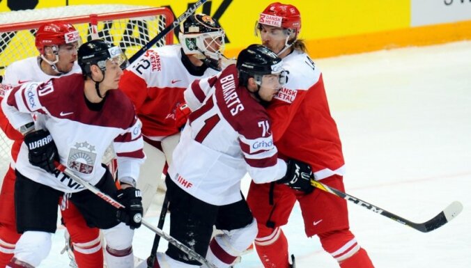 Latvijas hokejisti vienīgajā pārbaudes spēlē pirms olimpiskās kvalifikācijas uzņem Dāniju