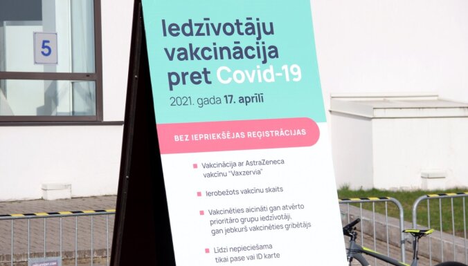 Вакцинацию завершили 20,44% латвийцев