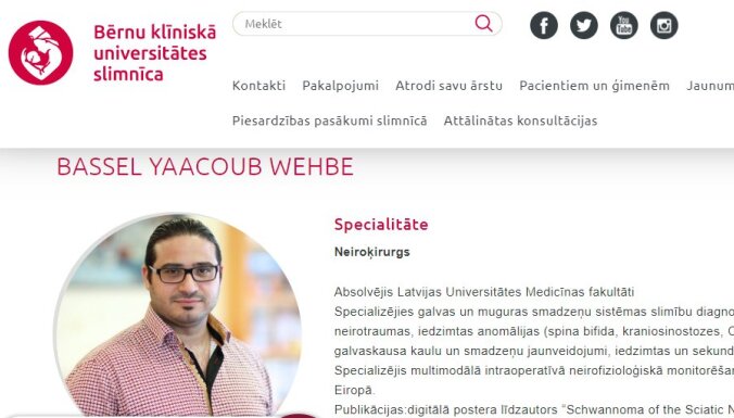 Сейм просят срочно предоставить нейрохирургу из Ливана гражданство Латвии