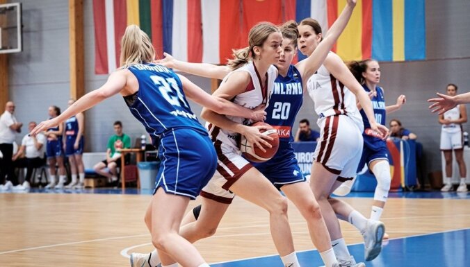 Latvijas U-20 basketbolistes Eiropas čempionātu noslēdz desmitajā vietā