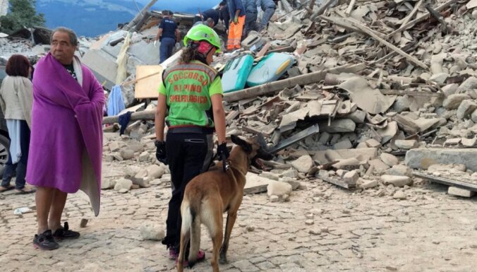 Нет сведений о латвийцах, пострадавших при землетрясении в Италии