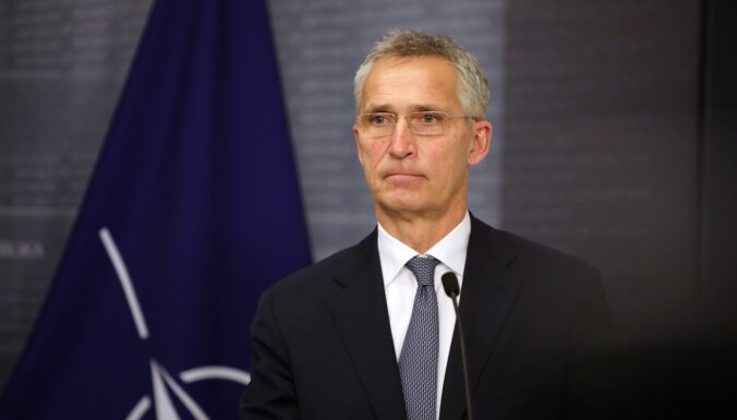 NATO ģenerālsekretārs aicina Krieviju deeskalēt situāciju Ukrainas pierobežā