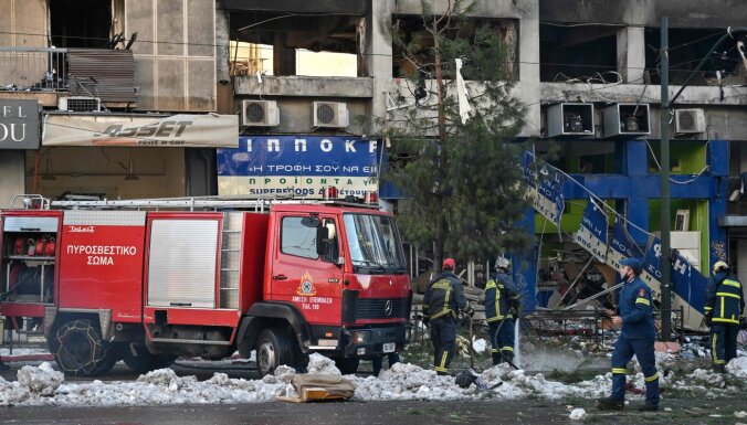 В центре Афин прогремел взрыв в жилом доме