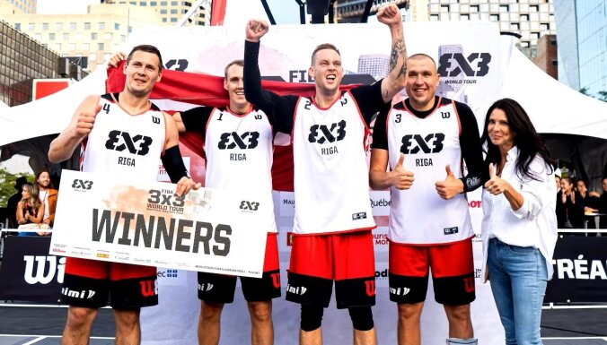 Олимпийские чемпионы из "Рига 3х3" выиграли третий "Мастерс" в сезоне