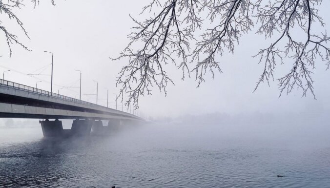 Lasītāja ziemas foto: 'Pa ceļam uz Daugavgrīvas molu'