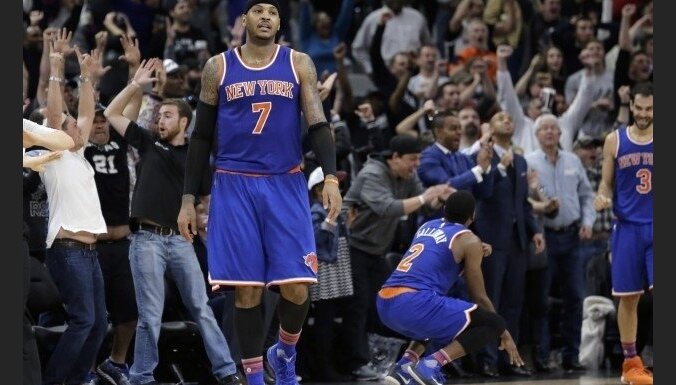 'Knicks' zvaigzne Entonijs iekļauts starp ASV izlases 30 Riodežaneiro olimpisko spēļu kandidātiem