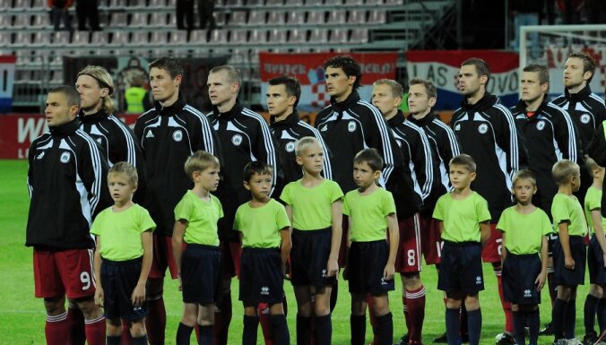 Сегодня футболисты Латвии сыграют в Риге со сборной Грузии