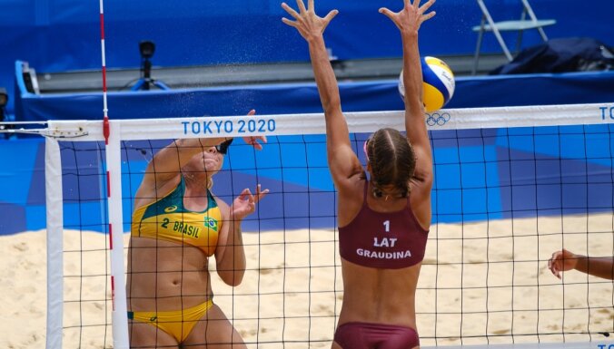 Латвийские волейболистки обыграли одних из фавориток Олимпиады — бразильянок