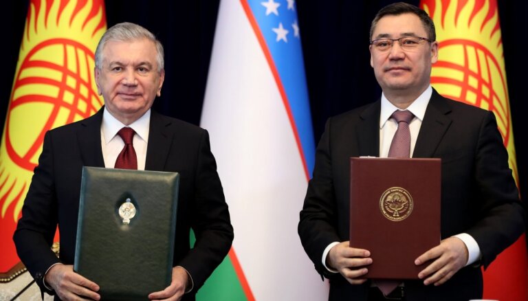 Kirgizstāna un Uzbekistāna atrisinājušas robežjautājumus