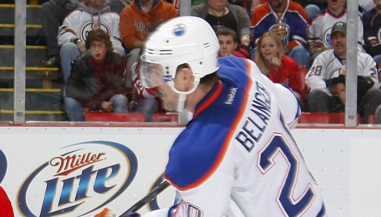Pēc septiņām spēlēm KHL hokejista karjeru beidz 'Avotmobiļist' uzbrucējs Belanžē