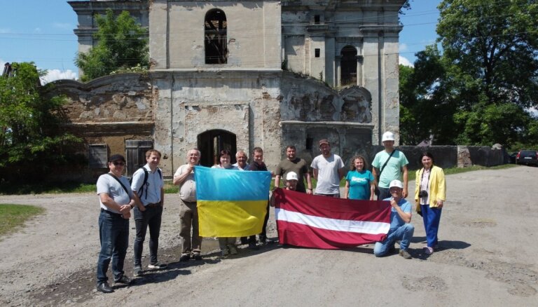 Foto: RTU zinātnieku darbs Ukrainā palīdz glābt sagrautos kultūras pieminekļus