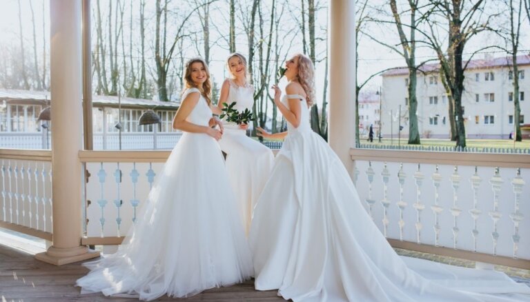 ФОТО. Латвийский бренд "Ingrida Bridal" представил свою коллекцию свадебных платьев
