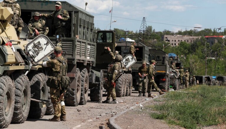 ISW: Krievija turpina bombardēt 'Azovstaļ'