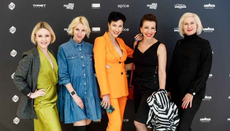 ФОТО: Открытие Рижской недели моды собрало самых стильных знаменитостей Латвии