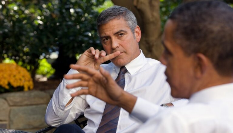 ASV izlozēs iespēju pusdienot kopā ar Obamu un Klūniju