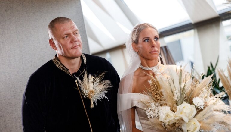 Foto: Kaspara un Olgas Kambalu šikās kāzas