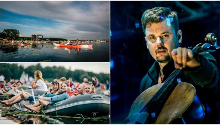 Foto: Krāšņi izskan Latvijā pirmais starpžanru mūzikas festivāls 'Laivā'